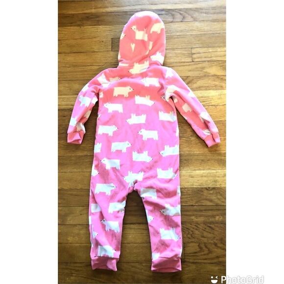 Carter’s Hooded Fleece Pajamas Toddler Girl’s 24 M - Picture 2 of 9